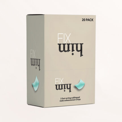 Fix Him 2ct 10mg Enhancement Strips – 20 Pack Display