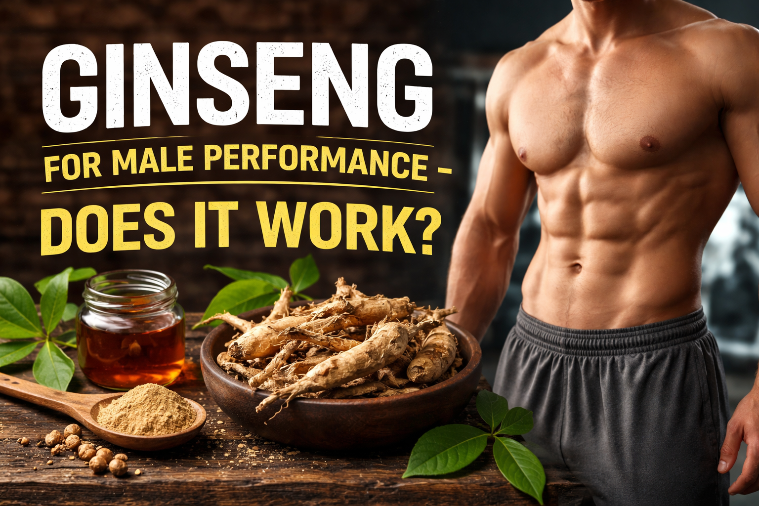 ginseng for male performance